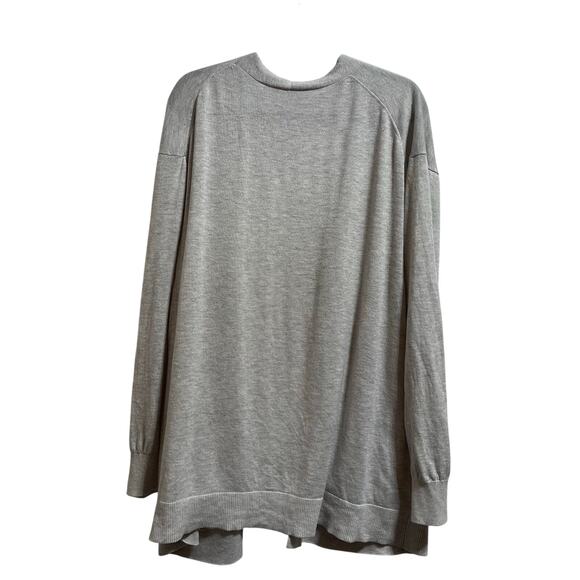Members Mark Cashmere Blend Cardigan Open Front Gray Women's Sz XL - Picture 2 of 4